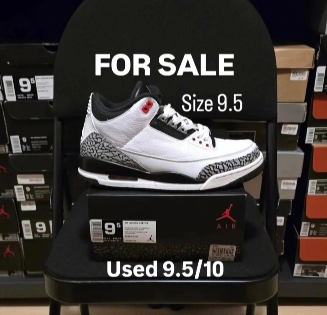 Air Jordan 3 Infrared 23 size 9.5 thumbnail
