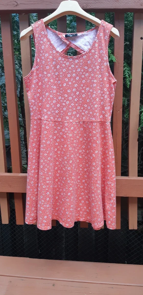 2 Dye 4 Coral Floral Dress - Size M thumbnail