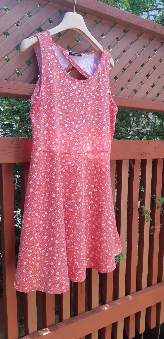 2 Dye 4 Coral Floral Dress - Size M image indicator(3)