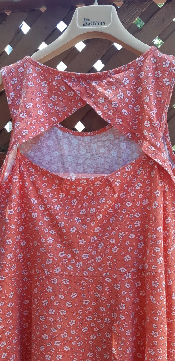 2 Dye 4 Coral Floral Dress - Size M image indicator(5)