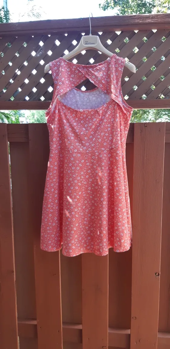2 Dye 4 Coral Floral Dress - Size M image indicator(6)