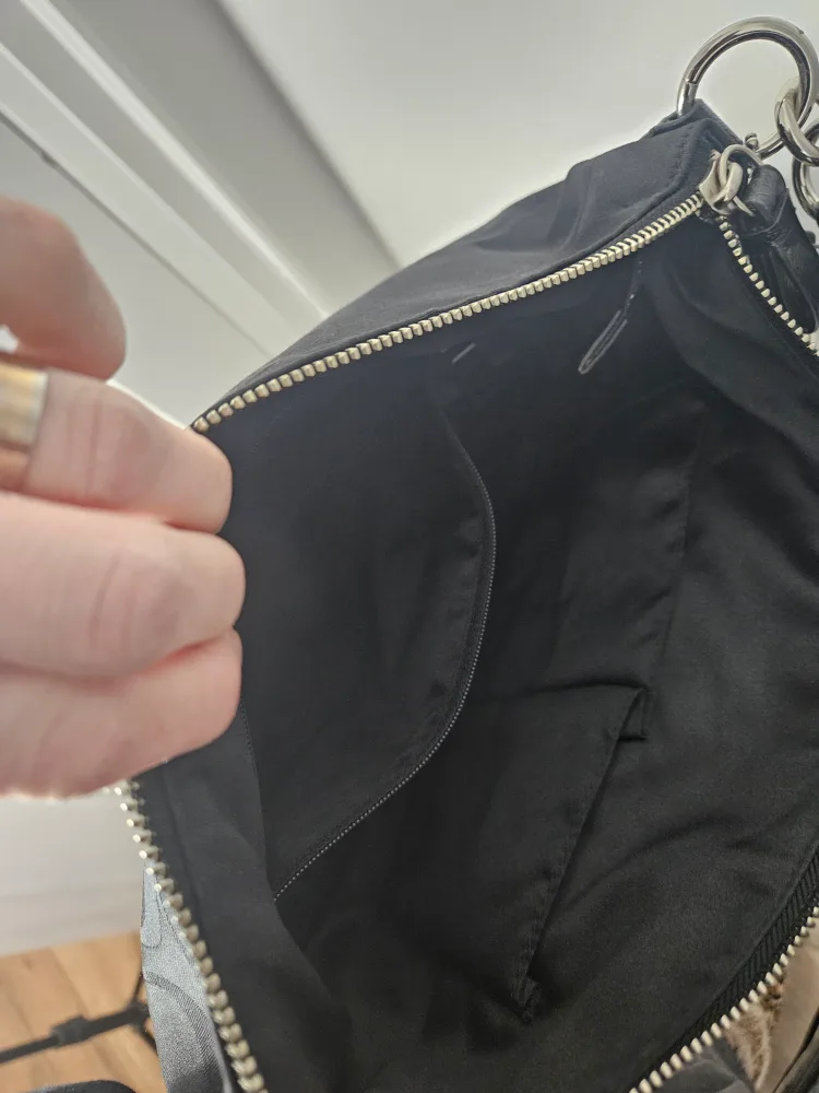 Vintage Coach Poppy  Black Signature Hobo Bag image indicator(3)