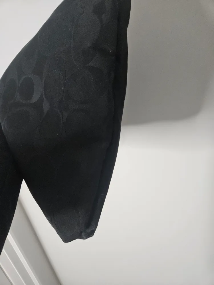 Vintage Coach Poppy  Black Signature Hobo Bag image indicator(4)