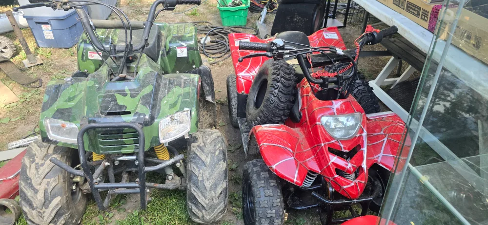 Kids' ATV - Green Camo & Red Spider thumbnail