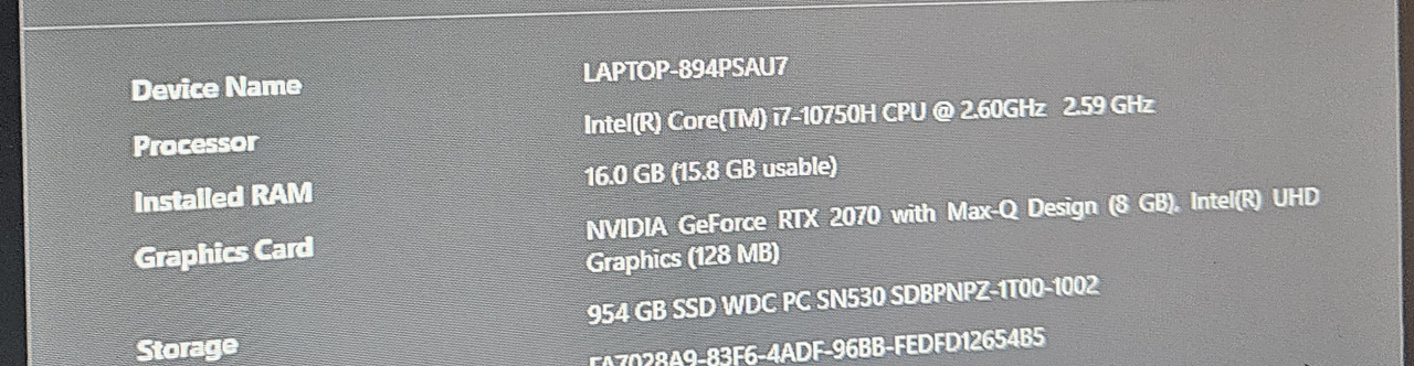 Asus ROG Zephyrus M15 Laptop - RTX 2070, Intel i7 10th gen, 1 TB - photo 4