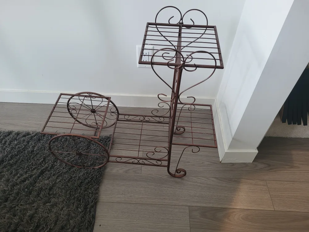 Metal Plant Stand - Brown thumbnail