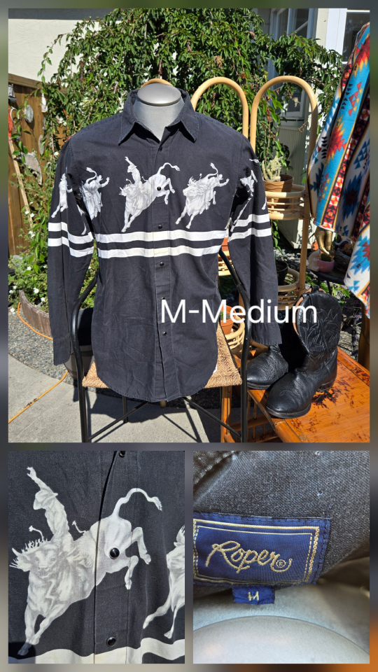 Vintage Roper Western Shirt - Men's Size M - photo 2