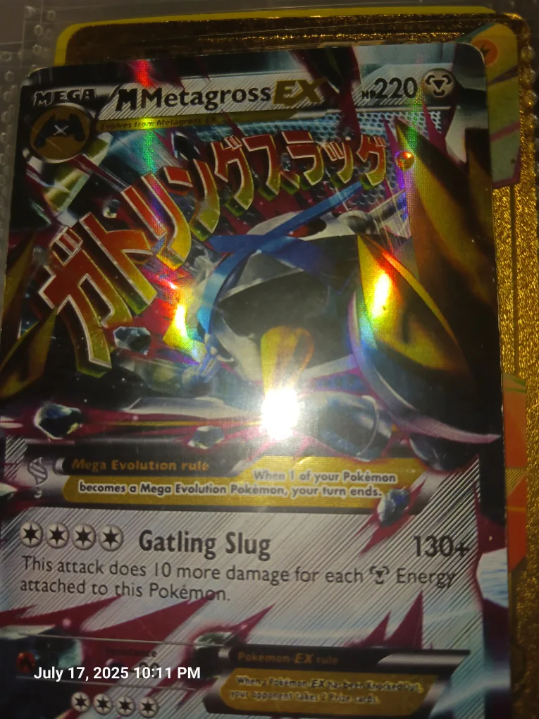 M Metagross EX card. thumbnail