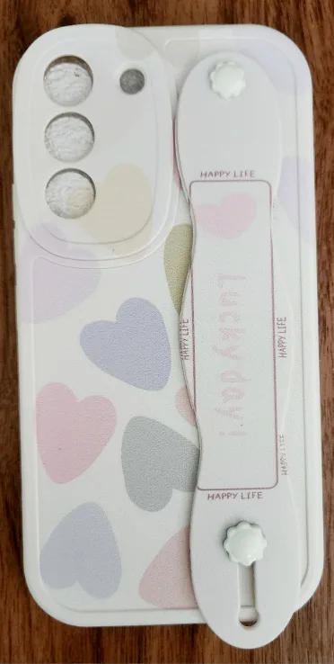 🇨🇦 New Heart Pattern Phone Case with Strap thumbnail