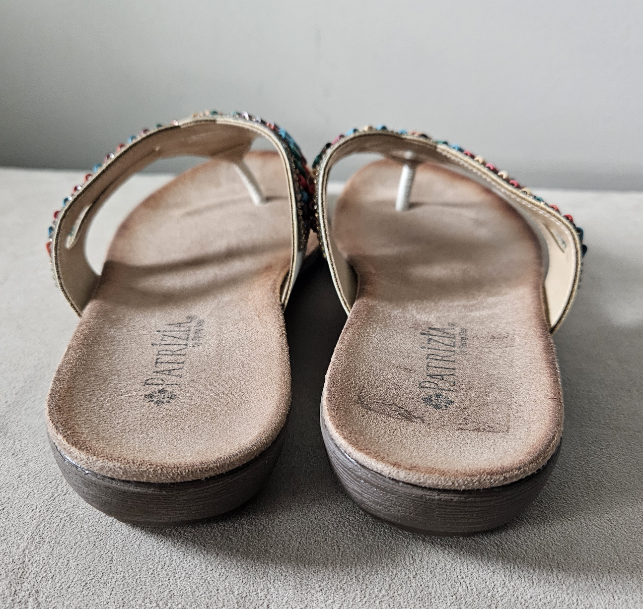 Patrizia Beaded Thong Sandals - Size 37 - photo 4
