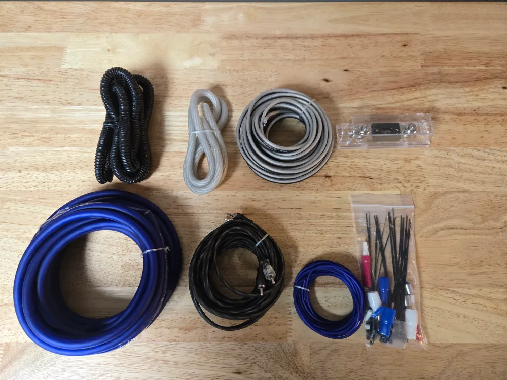 Brand New Gauge Car Amplifier Wiring Kit OFC 4500 Watts image indicator(2)