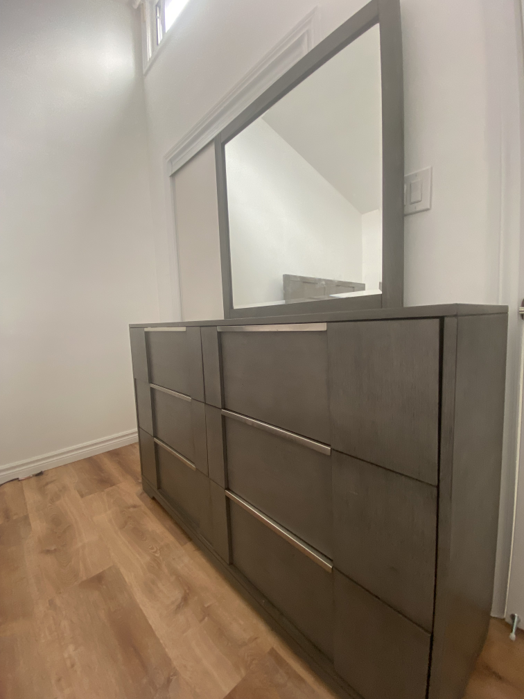 Grey Dresser with Mirror