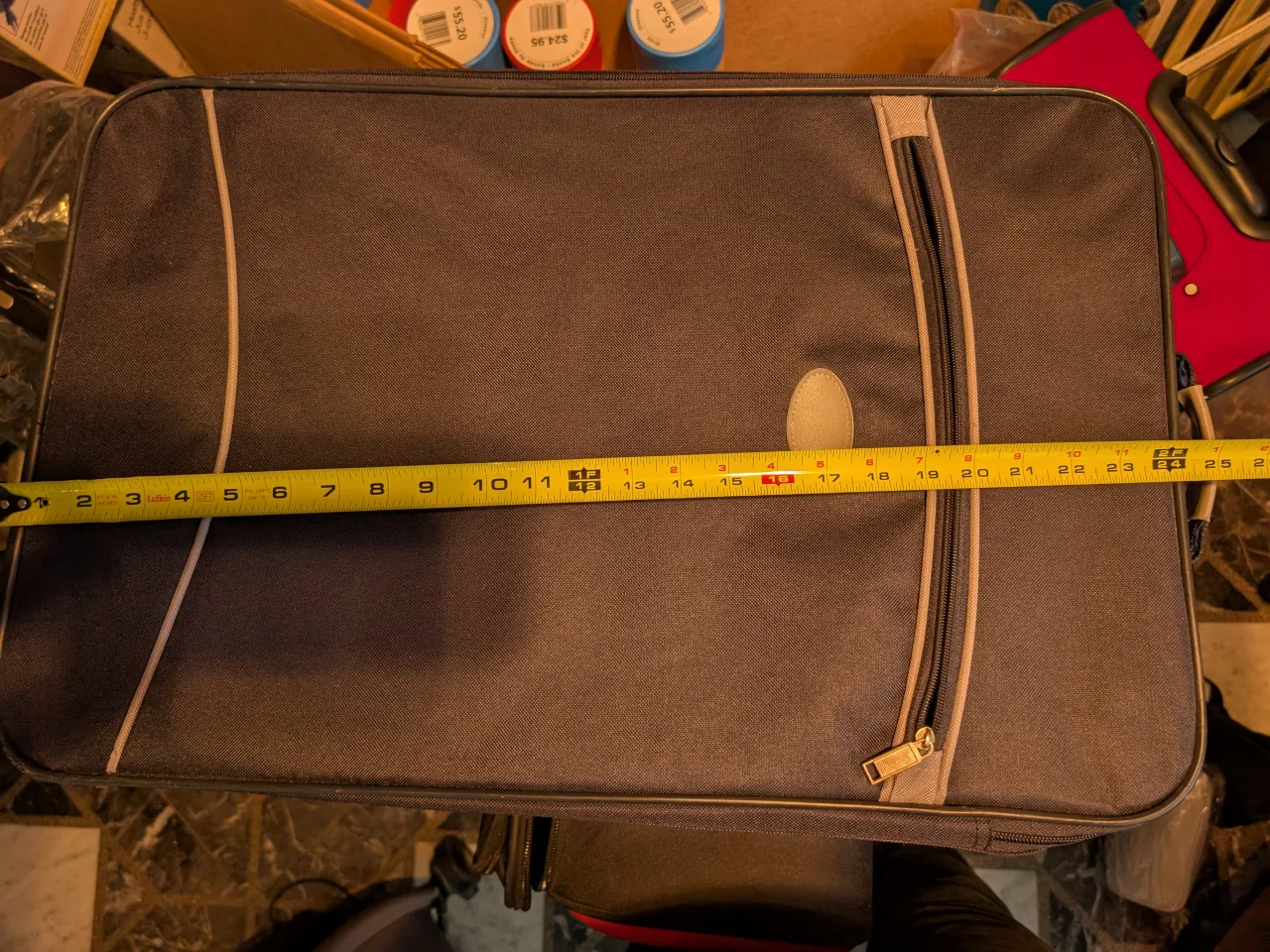 American Flier brand new black Suitcase - 25 inches thumbnail