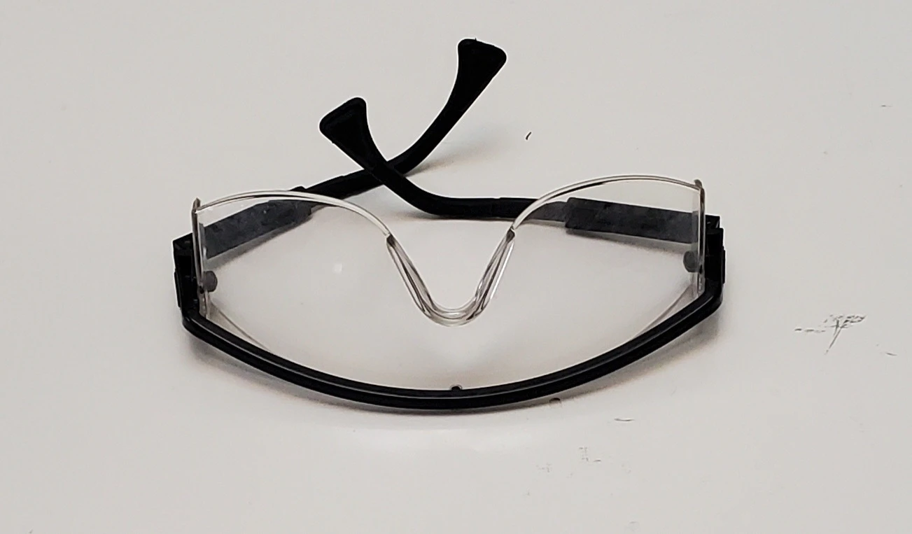 Safety Glasses - Clear Lens, Black Frame