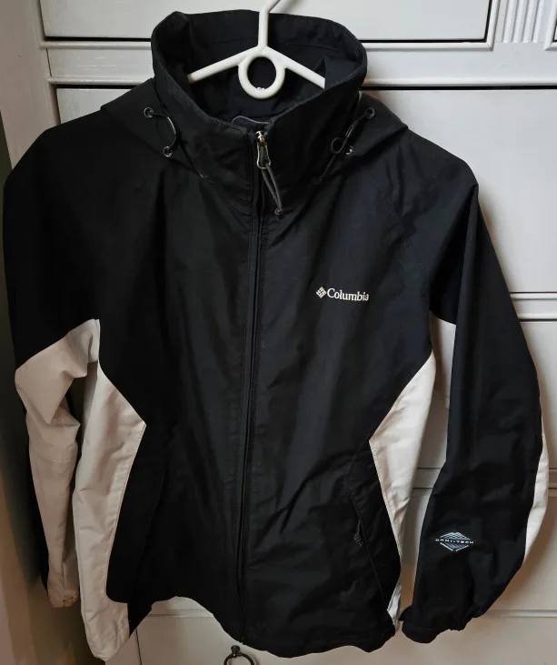 Columbia Size Medium Women's Jacket, Black/White, thumbnail