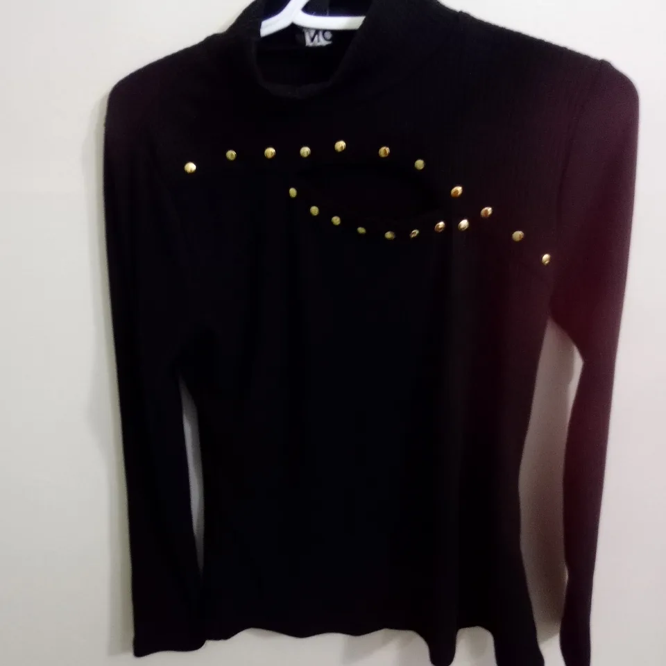 INC Black Turtleneck - Size M thumbnail