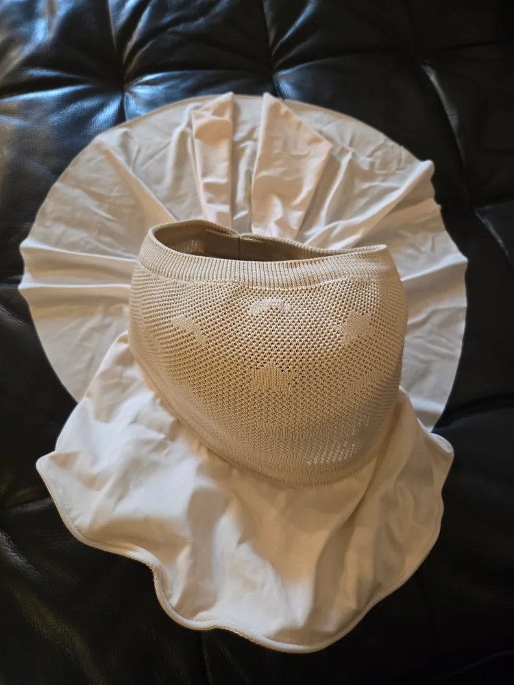 Beige Sun Visor Hat thumbnail