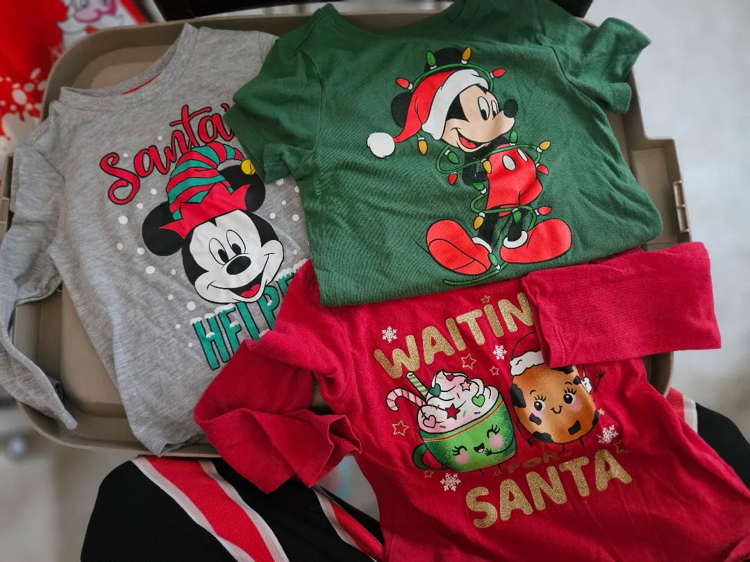 Toddler Christmas T-Shirt Bundle - Size 2T thumbnail
