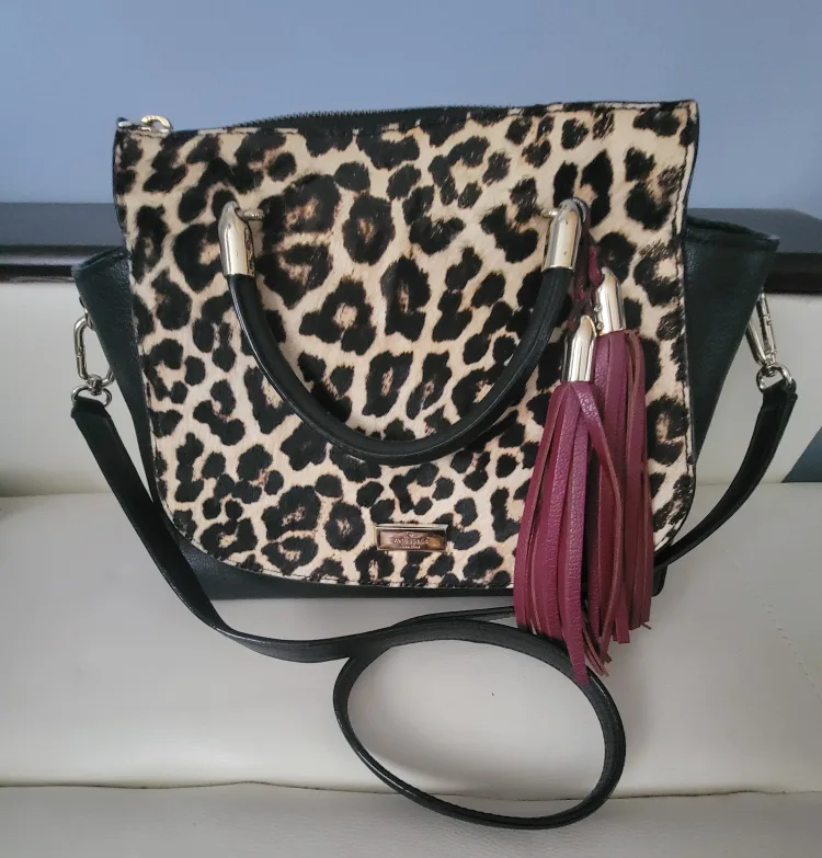 Kate Spade Leopard Print Satchel thumbnail
