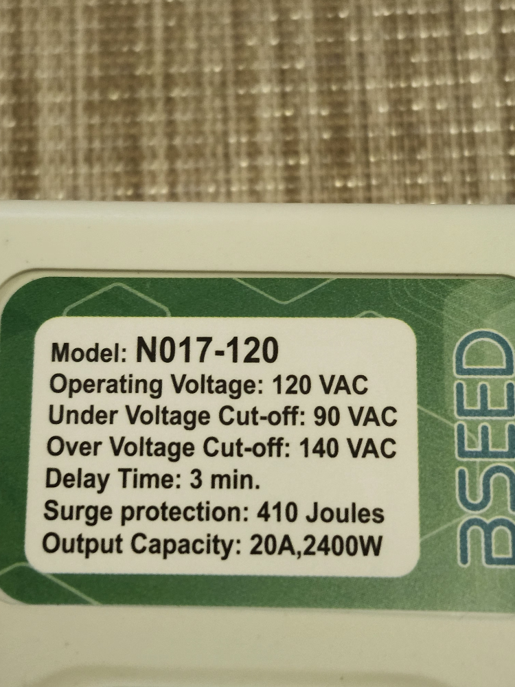 BSEED N017-120 Voltage Protector - photo 4