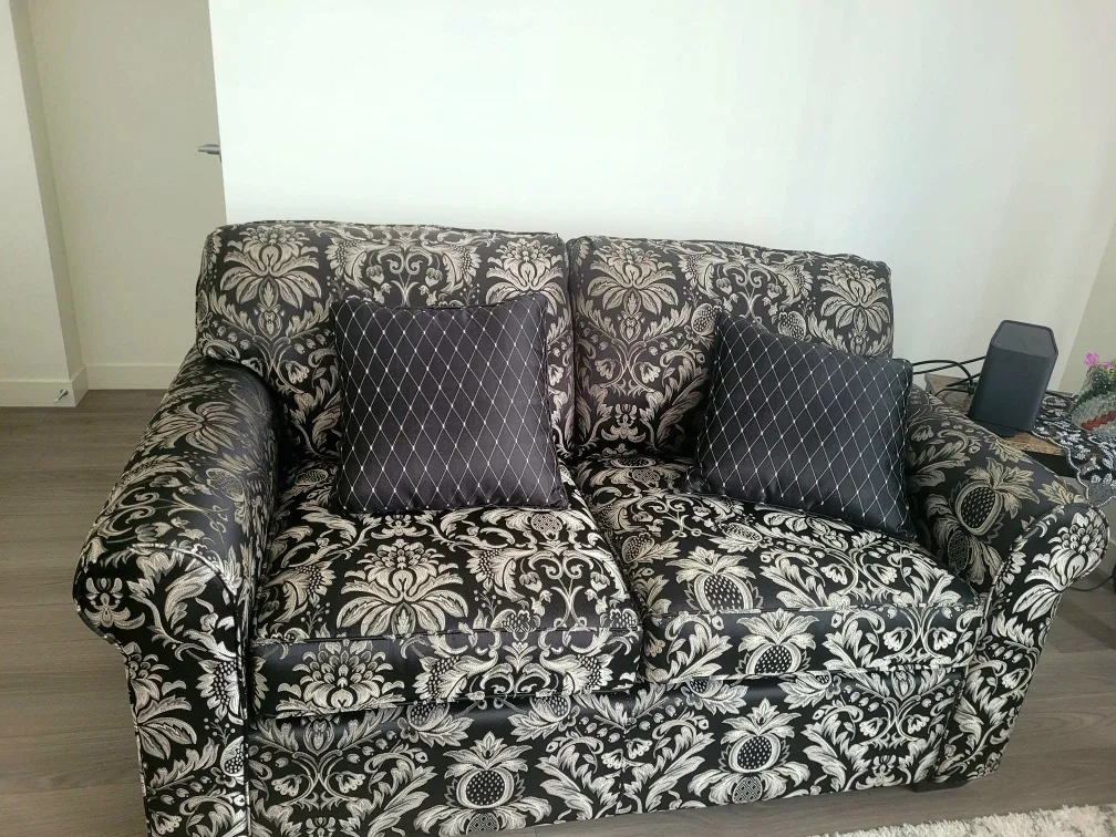 Floral Patterned Loveseat Sofa thumbnail