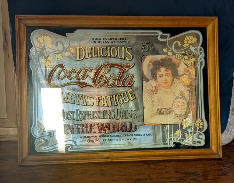 Vintage Coca-Cola Mirror thumbnail