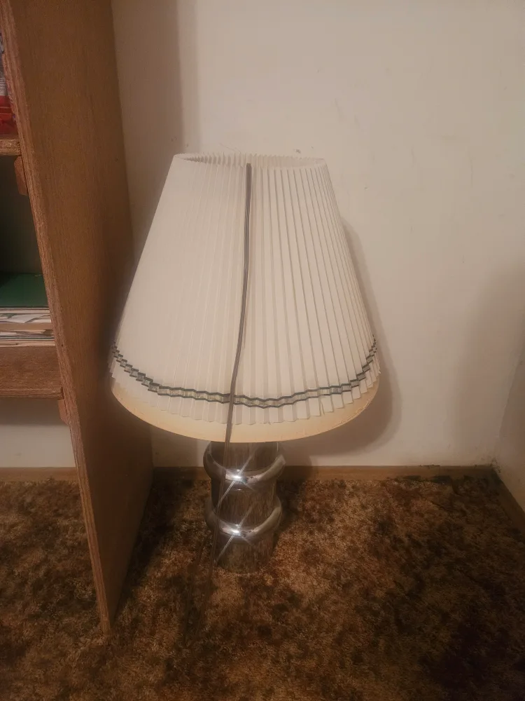 Table Lamp with Pleated Shade thumbnail