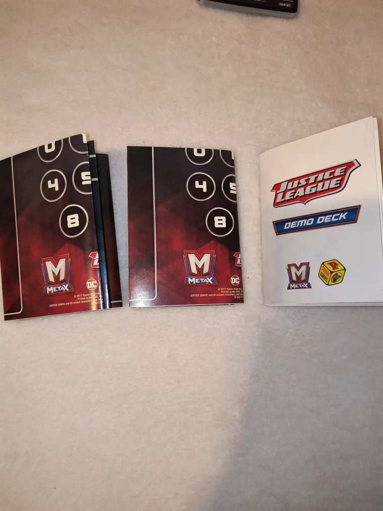 Justice League Demo Decks - 2 Boxes - Metax Panini Cards image indicator(4)
