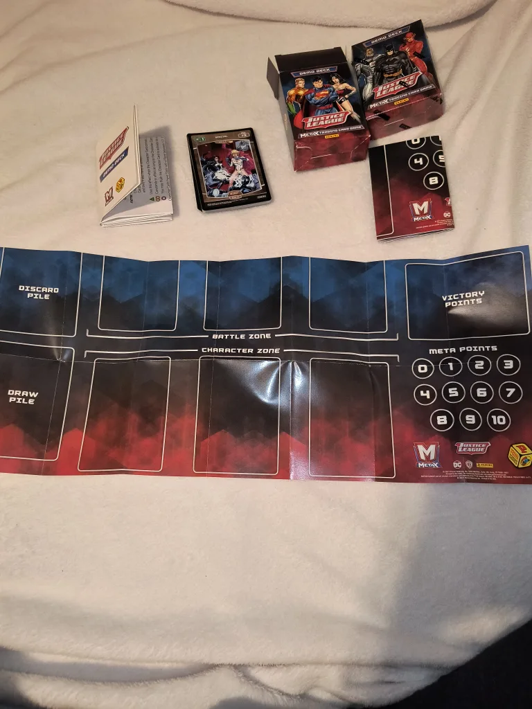 Justice League Demo Decks - 2 Boxes - Metax Panini Cards image indicator(5)