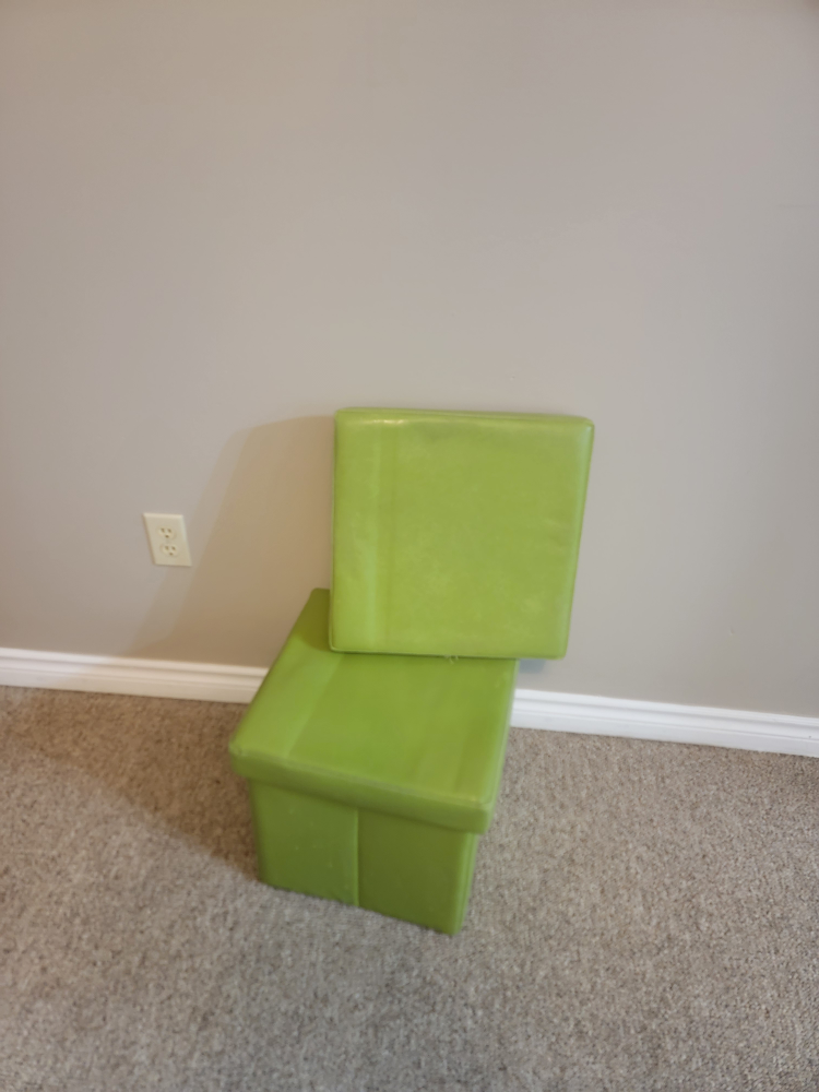 2 Green Storage folding boxes - photo 2
