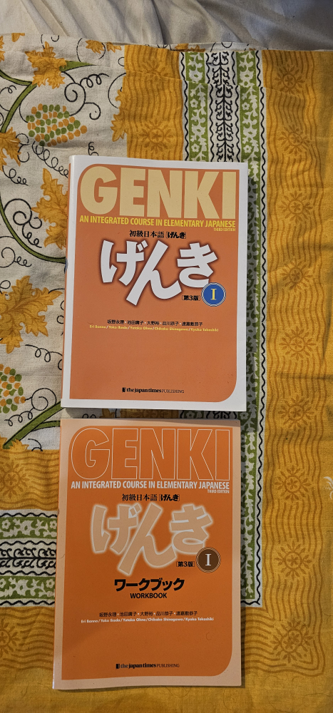 NEW Genki I Japanese Textbook & Workbook Set