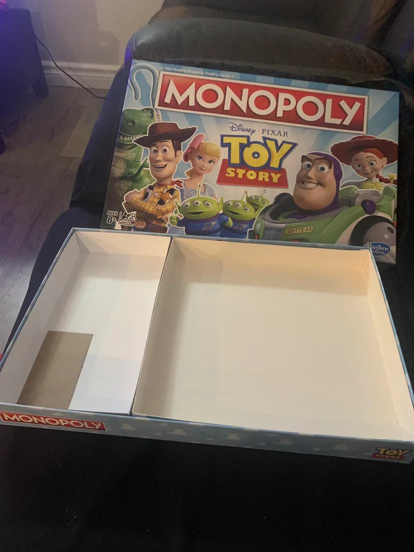 $5 monopoly Toy Story 2018 empty box thumbnail