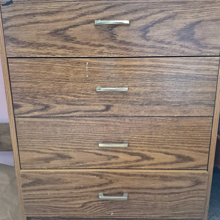 Wooden 4-Drawer Dresser thumbnail