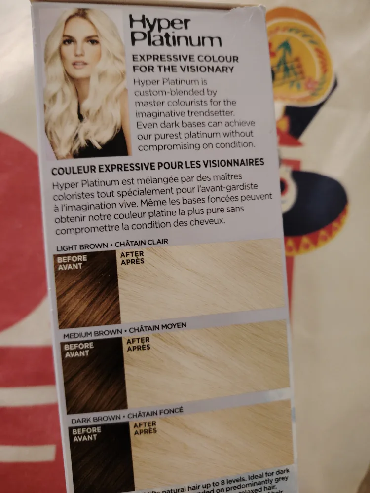 L'Oreal Feria Hyper Platinum Hair Dye image indicator(2)