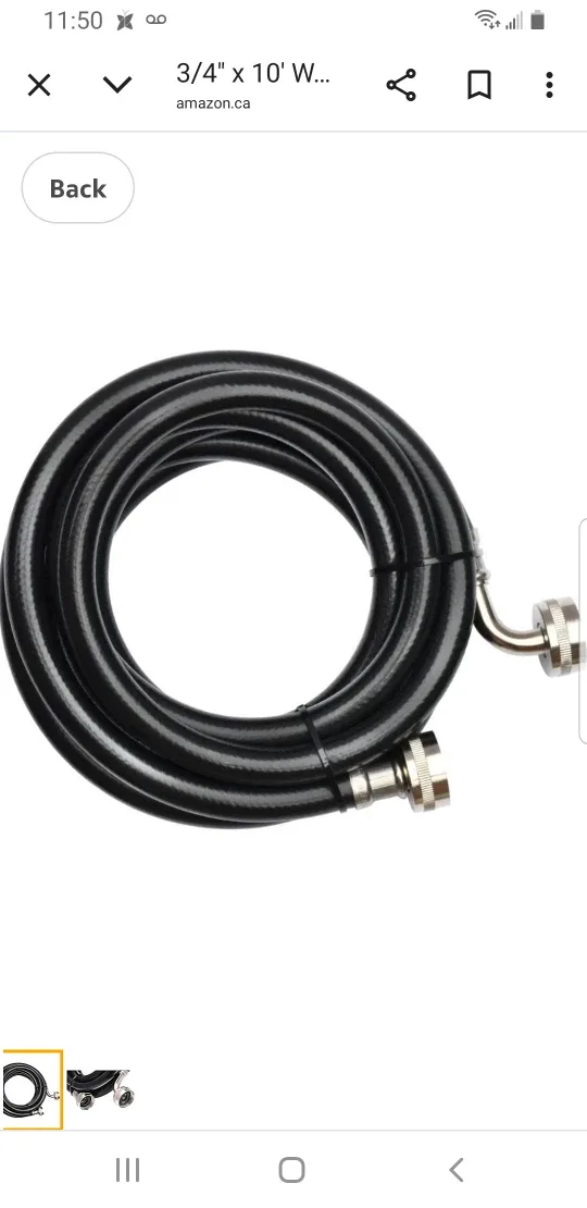 Washing Machine Hoses - Hot & Cold thumbnail