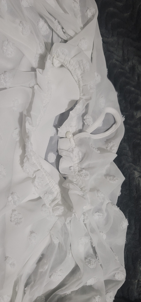 White Chiffon Blouse - photo 2