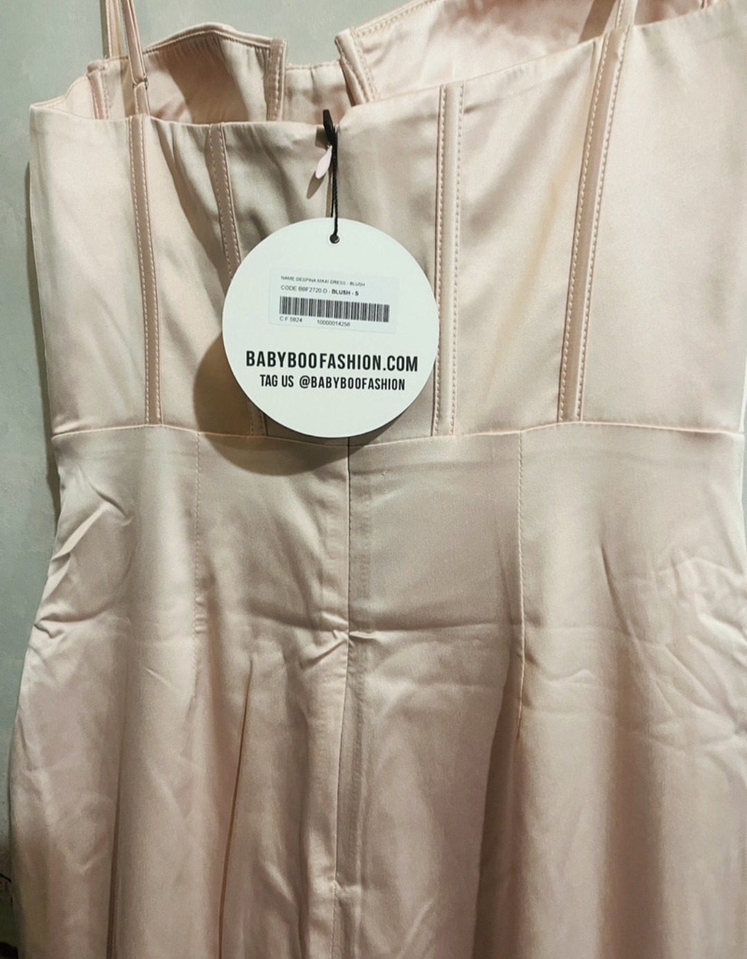 Babyboo DESPINA MAXI DRESS - Blush-Size S - photo 5