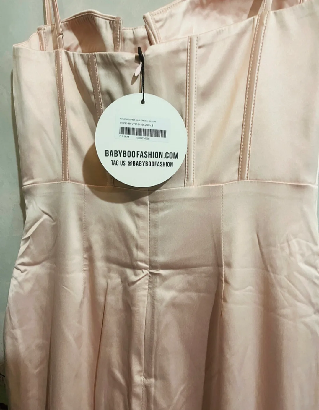 Babyboo DESPINA MAXI DRESS - Blush-Size S image indicator(5)