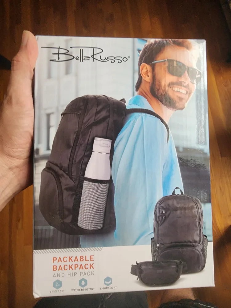 Bella Russo Packable Backpack and Hip Pack thumbnail