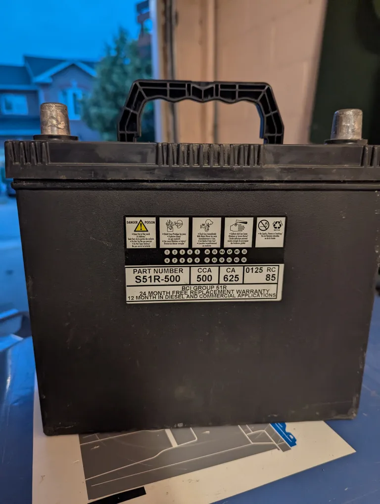 Prairie Battery S51R-500 image indicator(3)