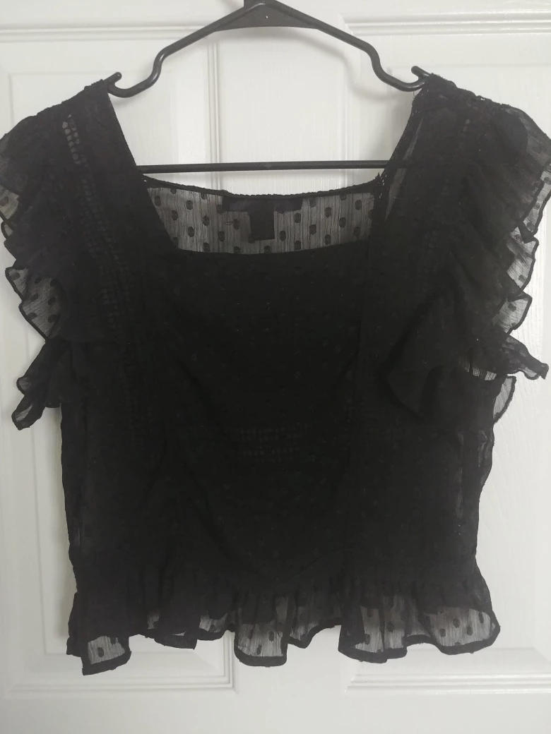 Forever 21 Black Blouse - Size medium - photo 3