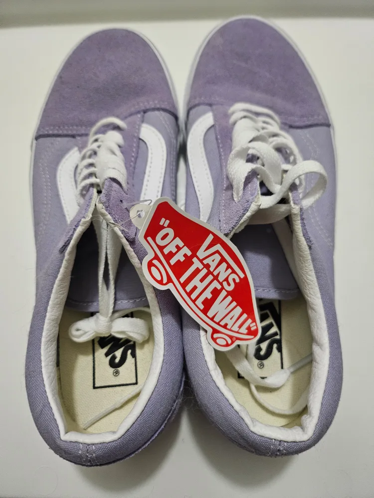 New Vans Old Skool Lilac Shoes: Women 9.5 🇨🇦 thumbnail