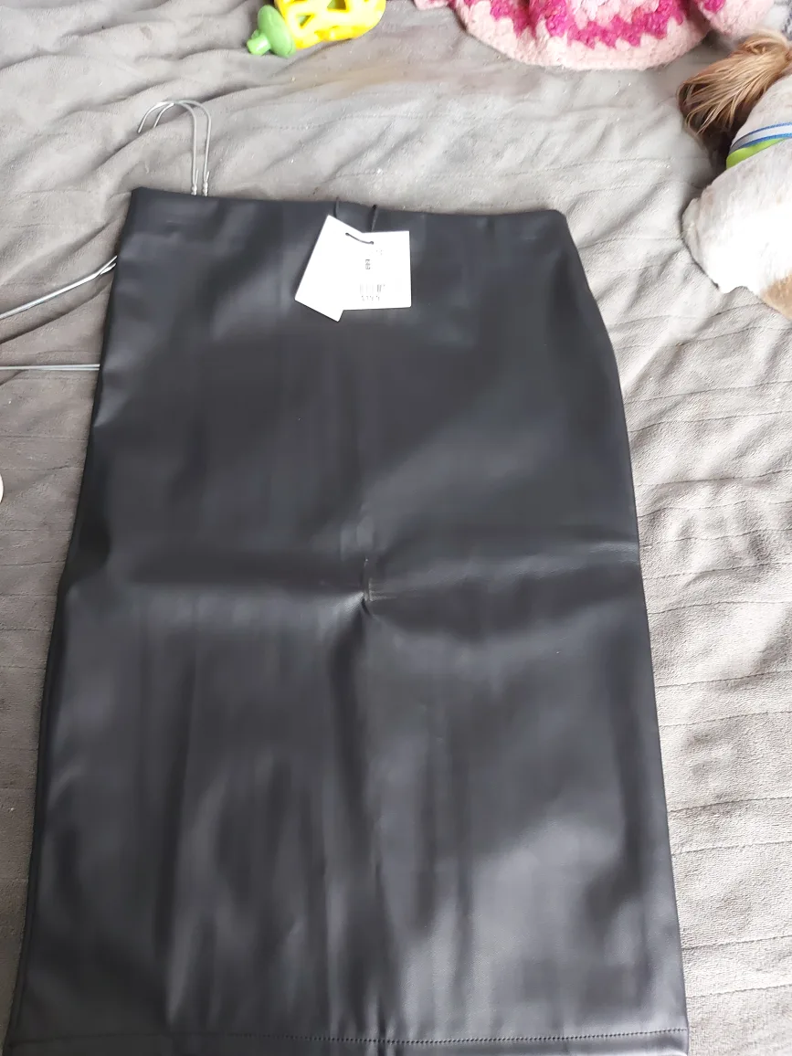 Faux Leather Black Skirt thumbnail