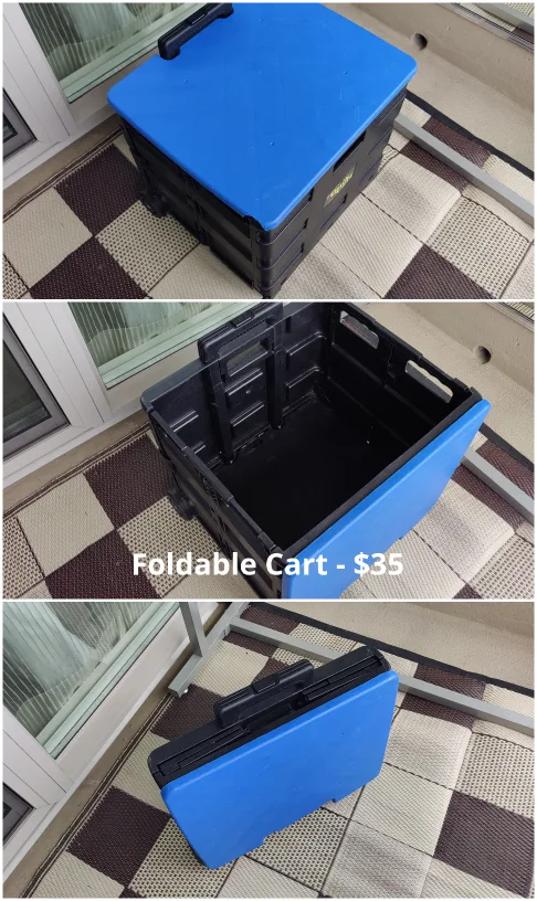 Foldable Rolling Cart