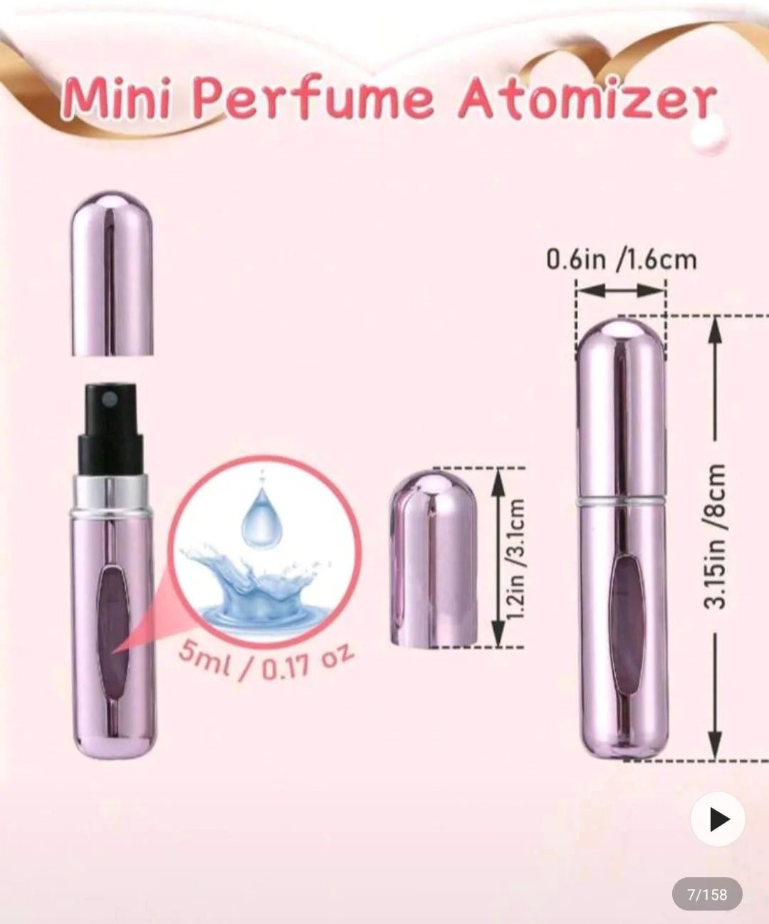 Mini Perfume Atomizer thumbnail