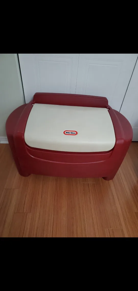 Little Tikes Toy Chest - Red & White thumbnail