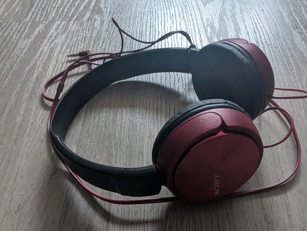 Sony ZX Series Wired On-Ear Headphones - Red thumbnail