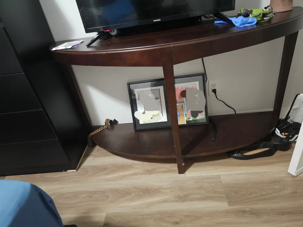 Dark Brown Console Table thumbnail