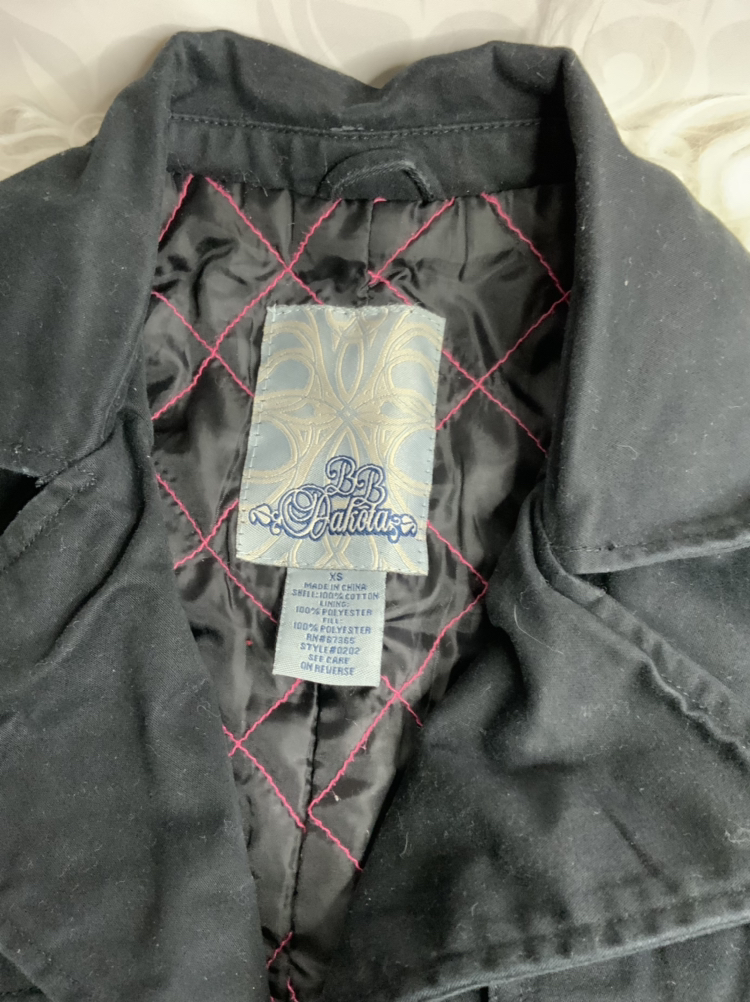 Bb Dakota trench coat black