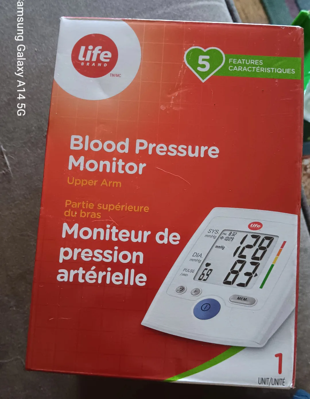 Life Brand Upper Arm Blood Pressure Monitor thumbnail
